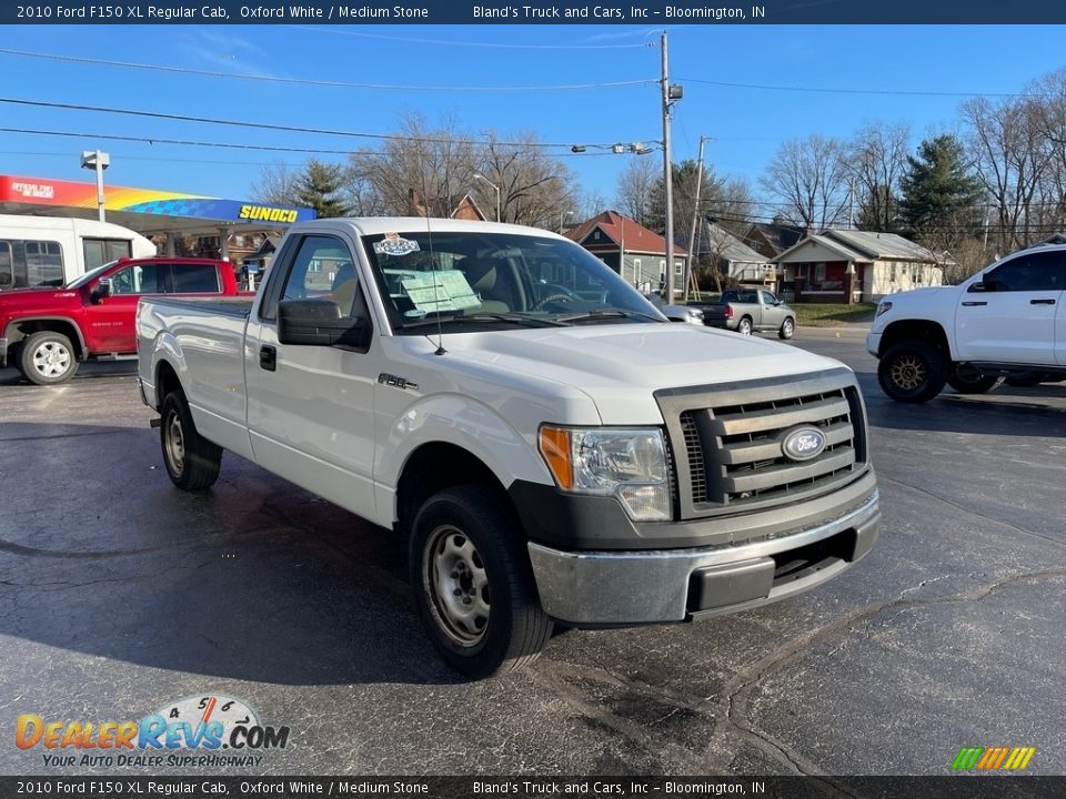 2010 Ford F150 XL Regular Cab Oxford White / Medium Stone Photo #5