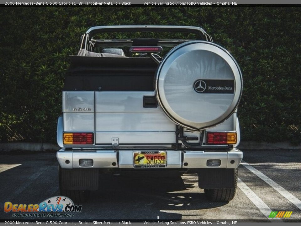 2000 Mercedes-Benz G 500 Cabriolet Brilliant Silver Metallic / Black Photo #17