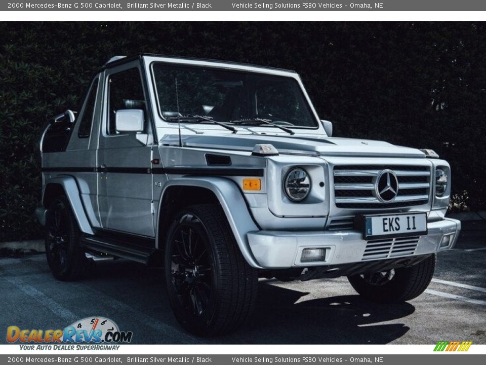 Brilliant Silver Metallic 2000 Mercedes-Benz G 500 Cabriolet Photo #20