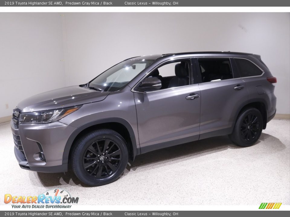 2019 Toyota Highlander SE AWD Predawn Gray Mica / Black Photo #3