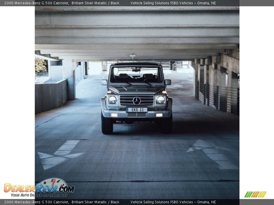 2000 Mercedes-Benz G 500 Cabriolet Brilliant Silver Metallic / Black Photo #25