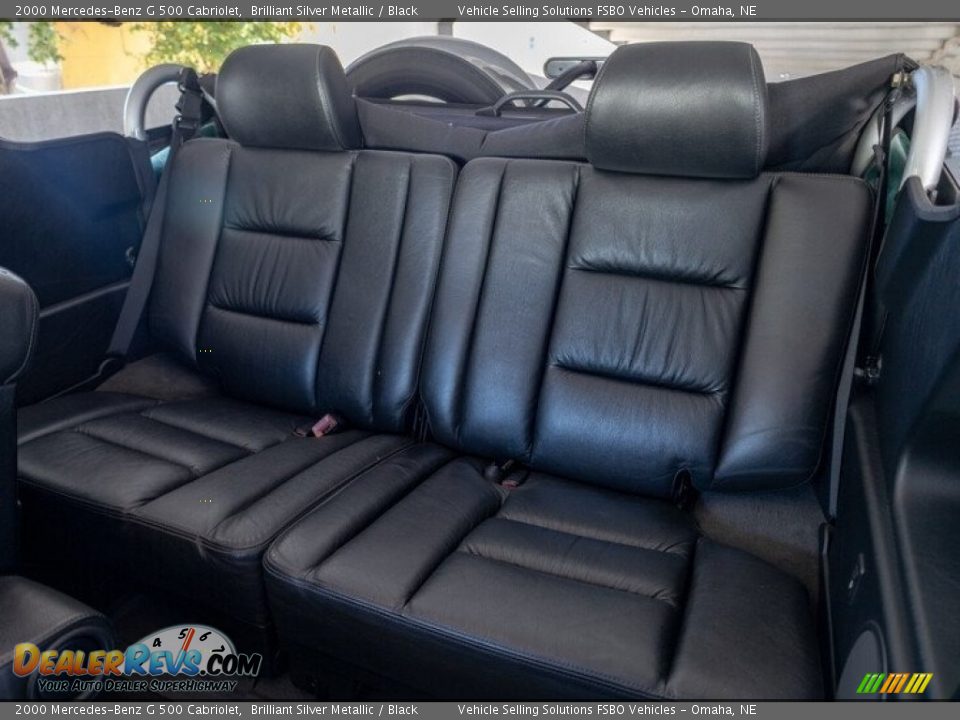 Rear Seat of 2000 Mercedes-Benz G 500 Cabriolet Photo #27