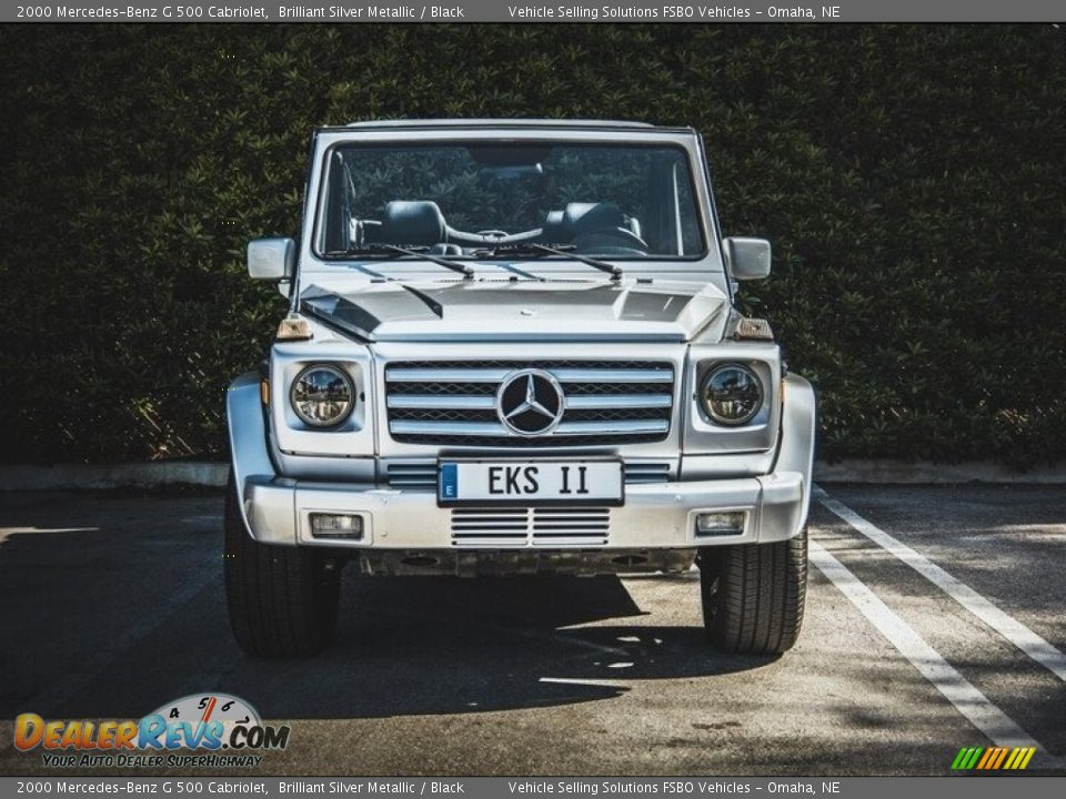 2000 Mercedes-Benz G 500 Cabriolet Brilliant Silver Metallic / Black Photo #28