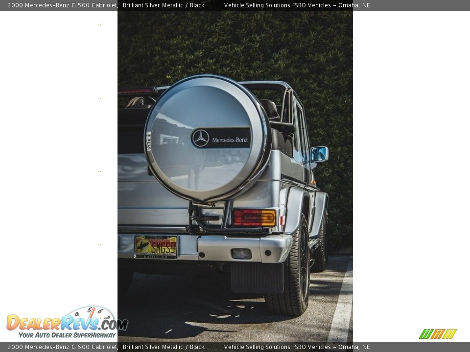 Brilliant Silver Metallic 2000 Mercedes-Benz G 500 Cabriolet Photo #30