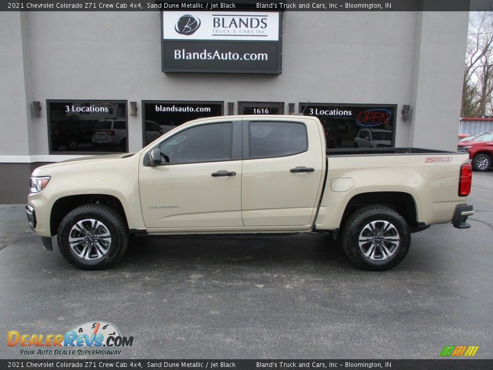 2021 Chevrolet Colorado Z71 Crew Cab 4x4 Sand Dune Metallic / Jet Black Photo #1