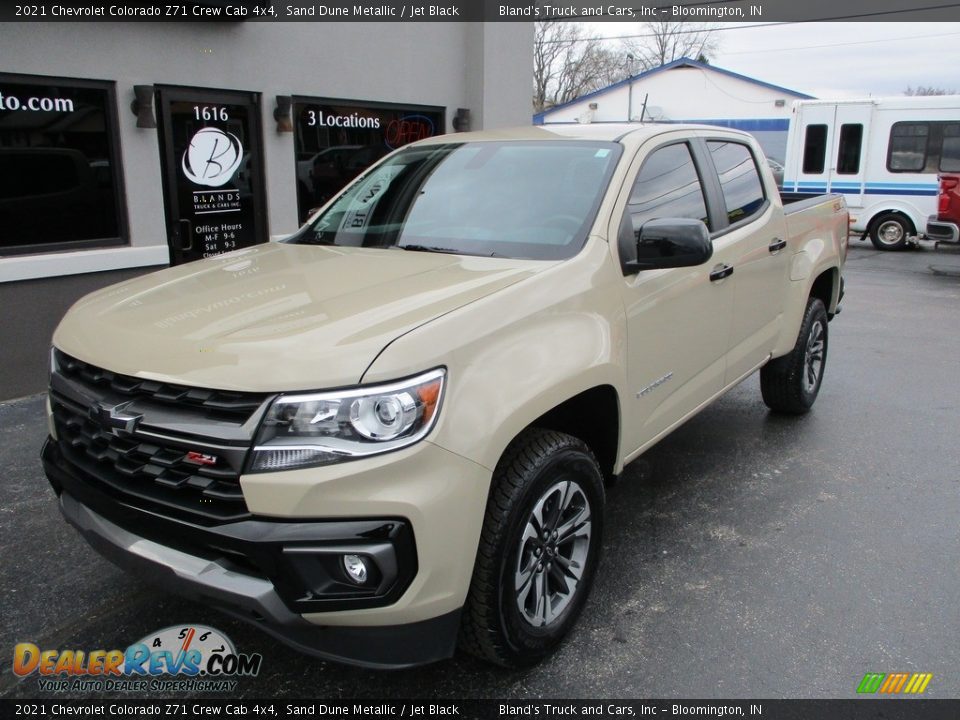 2021 Chevrolet Colorado Z71 Crew Cab 4x4 Sand Dune Metallic / Jet Black Photo #2