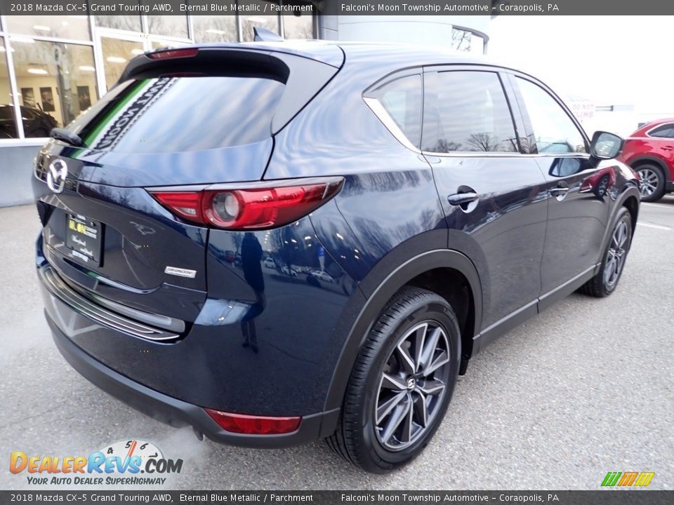 2018 Mazda CX-5 Grand Touring AWD Eternal Blue Metallic / Parchment Photo #2
