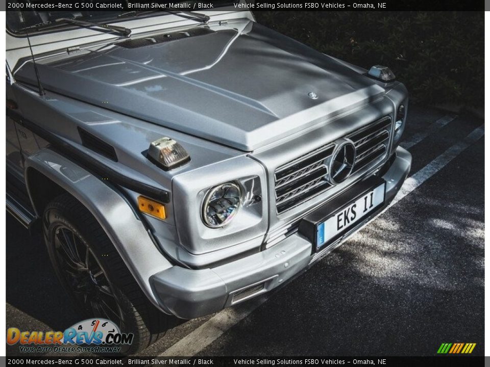 Brilliant Silver Metallic 2000 Mercedes-Benz G 500 Cabriolet Photo #33