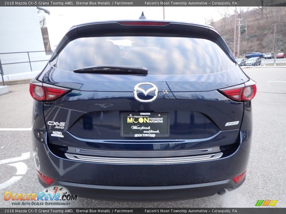 2018 Mazda CX-5 Grand Touring AWD Eternal Blue Metallic / Parchment Photo #3