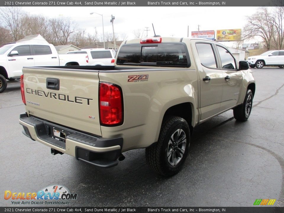 2021 Chevrolet Colorado Z71 Crew Cab 4x4 Sand Dune Metallic / Jet Black Photo #4