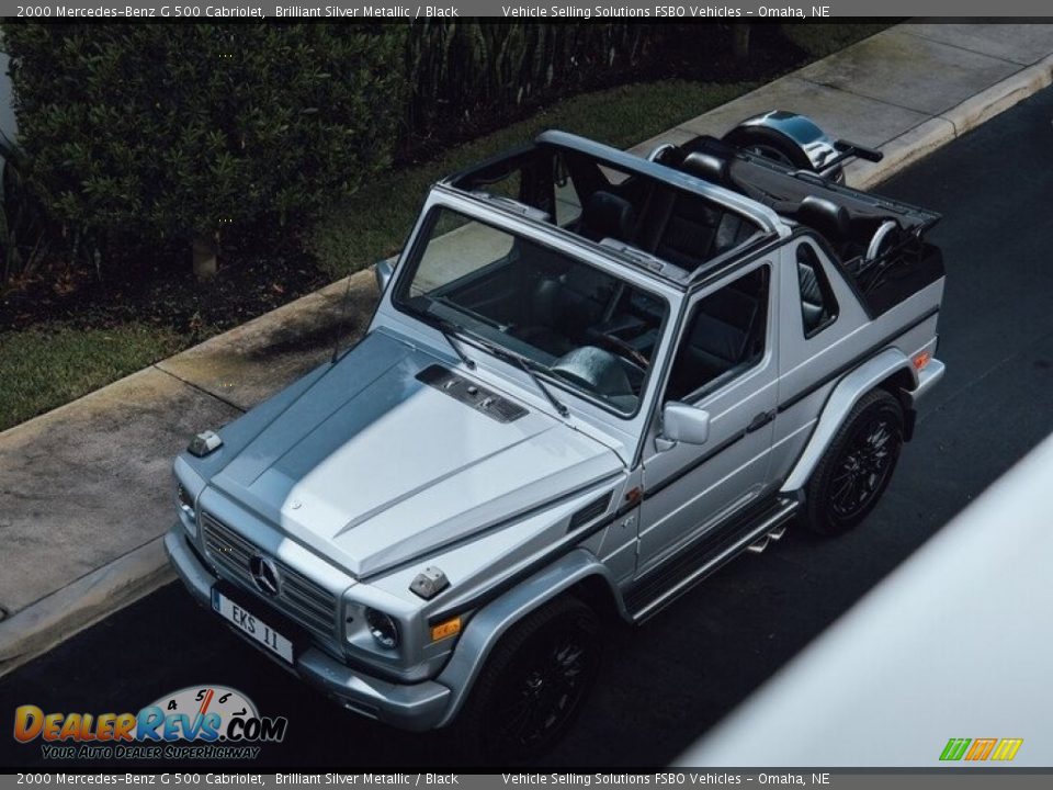 Brilliant Silver Metallic 2000 Mercedes-Benz G 500 Cabriolet Photo #35