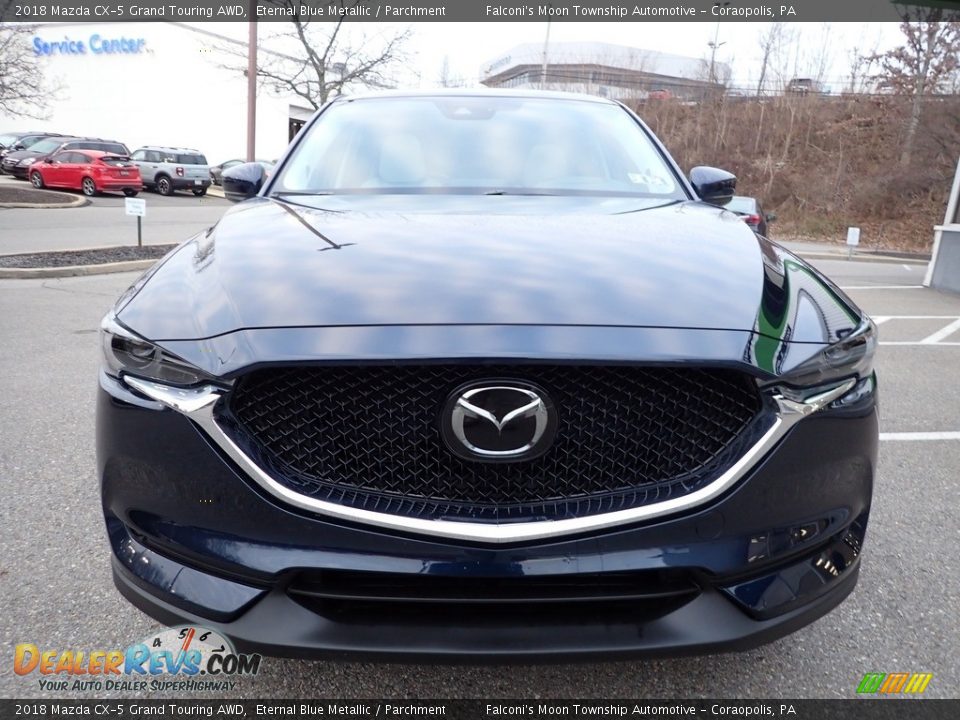 2018 Mazda CX-5 Grand Touring AWD Eternal Blue Metallic / Parchment Photo #8