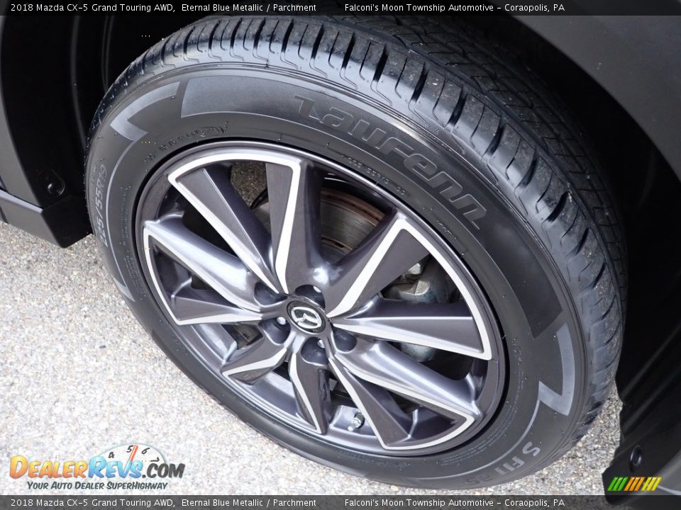 2018 Mazda CX-5 Grand Touring AWD Eternal Blue Metallic / Parchment Photo #10