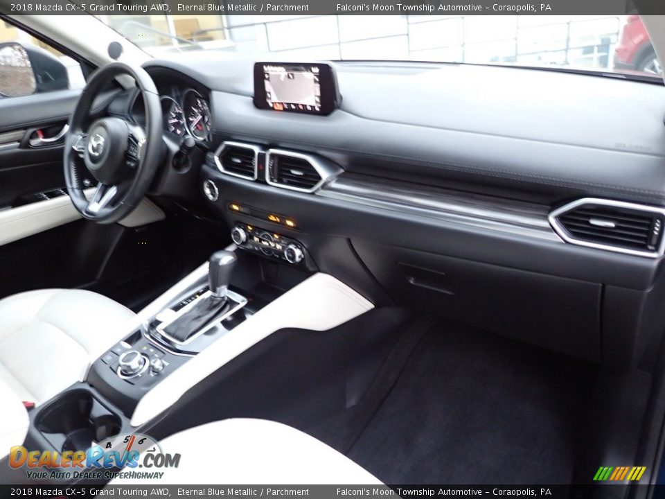2018 Mazda CX-5 Grand Touring AWD Eternal Blue Metallic / Parchment Photo #12