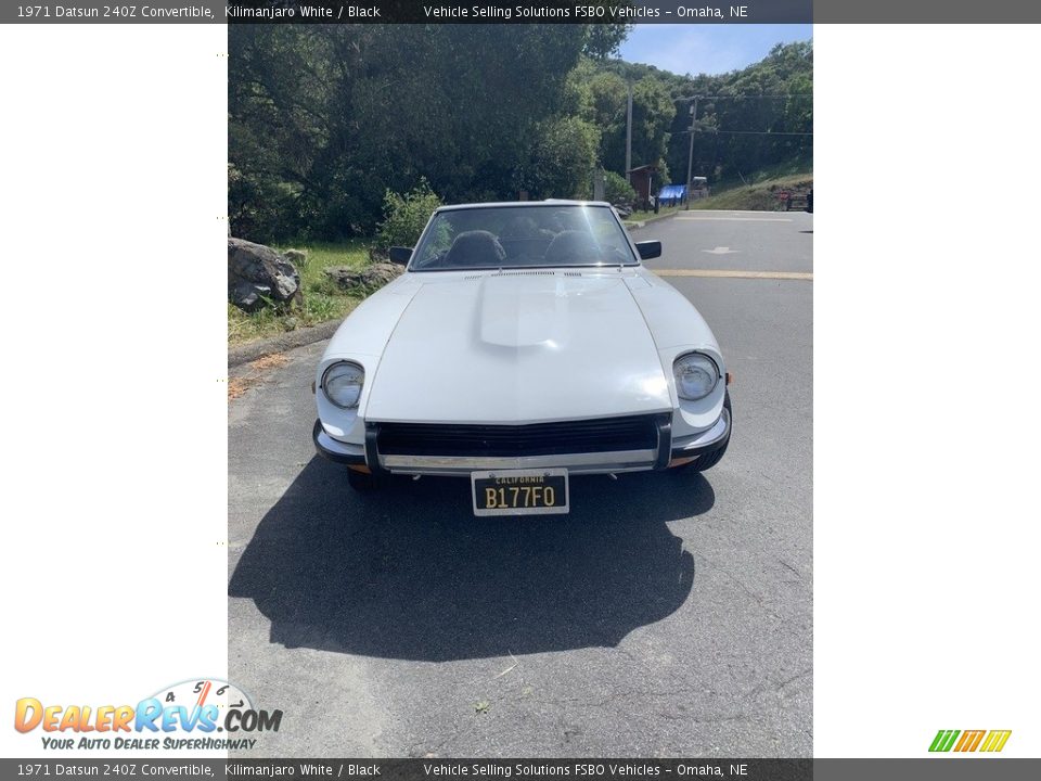 1971 Datsun 240Z Convertible Kilimanjaro White / Black Photo #4