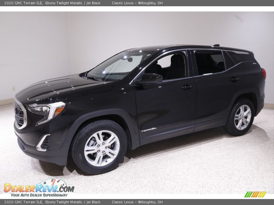 2020 GMC Terrain SLE Ebony Twilight Metallic / Jet Black Photo #3