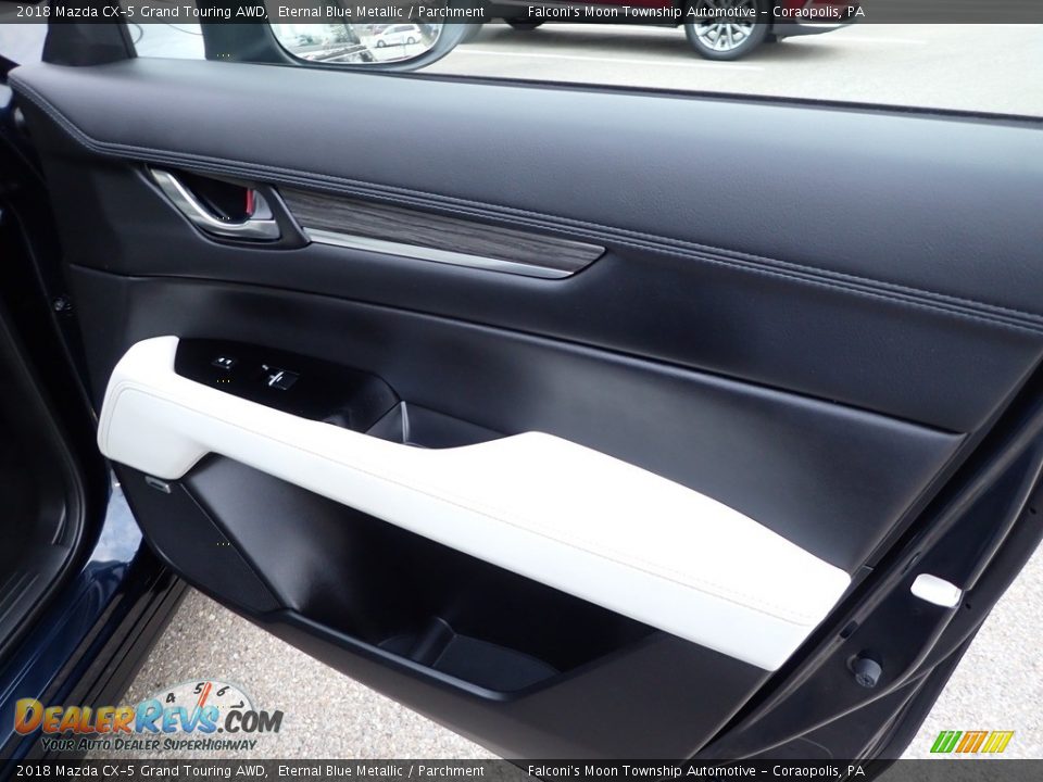 2018 Mazda CX-5 Grand Touring AWD Eternal Blue Metallic / Parchment Photo #16