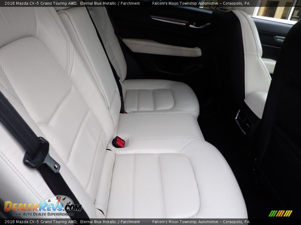 2018 Mazda CX-5 Grand Touring AWD Eternal Blue Metallic / Parchment Photo #17