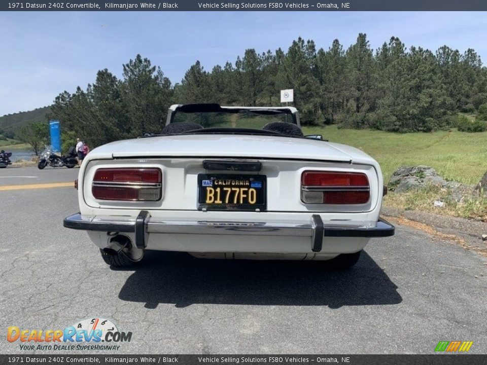 1971 Datsun 240Z Convertible Kilimanjaro White / Black Photo #8