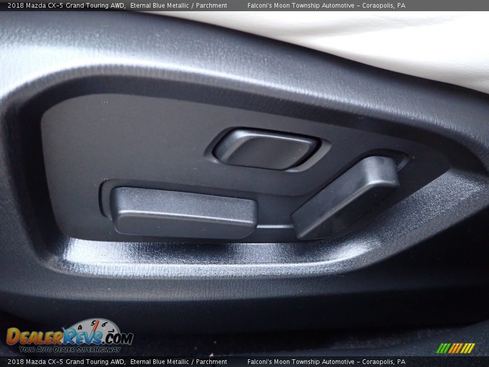 2018 Mazda CX-5 Grand Touring AWD Eternal Blue Metallic / Parchment Photo #22