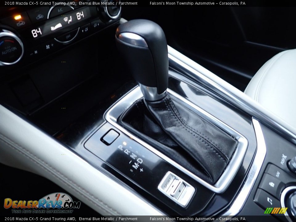 2018 Mazda CX-5 Grand Touring AWD Eternal Blue Metallic / Parchment Photo #24