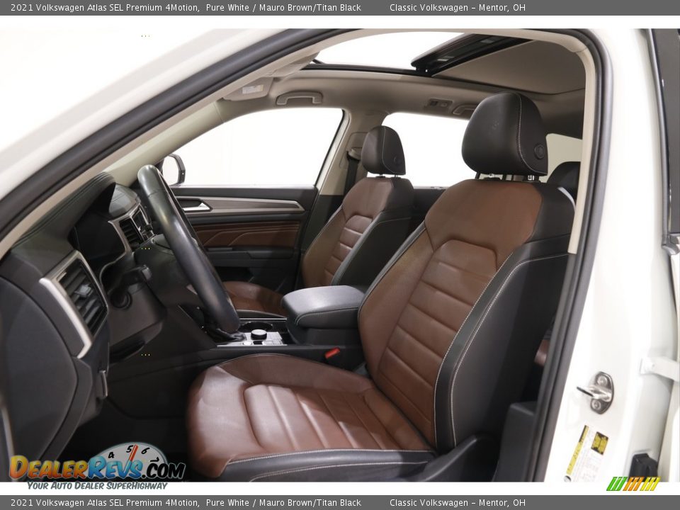 Mauro Brown/Titan Black Interior - 2021 Volkswagen Atlas SEL Premium 4Motion Photo #5