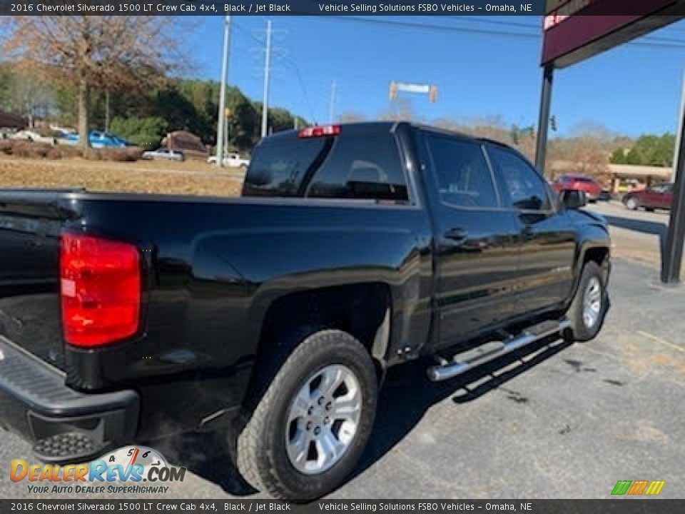 2016 Chevrolet Silverado 1500 LT Crew Cab 4x4 Black / Jet Black Photo #9