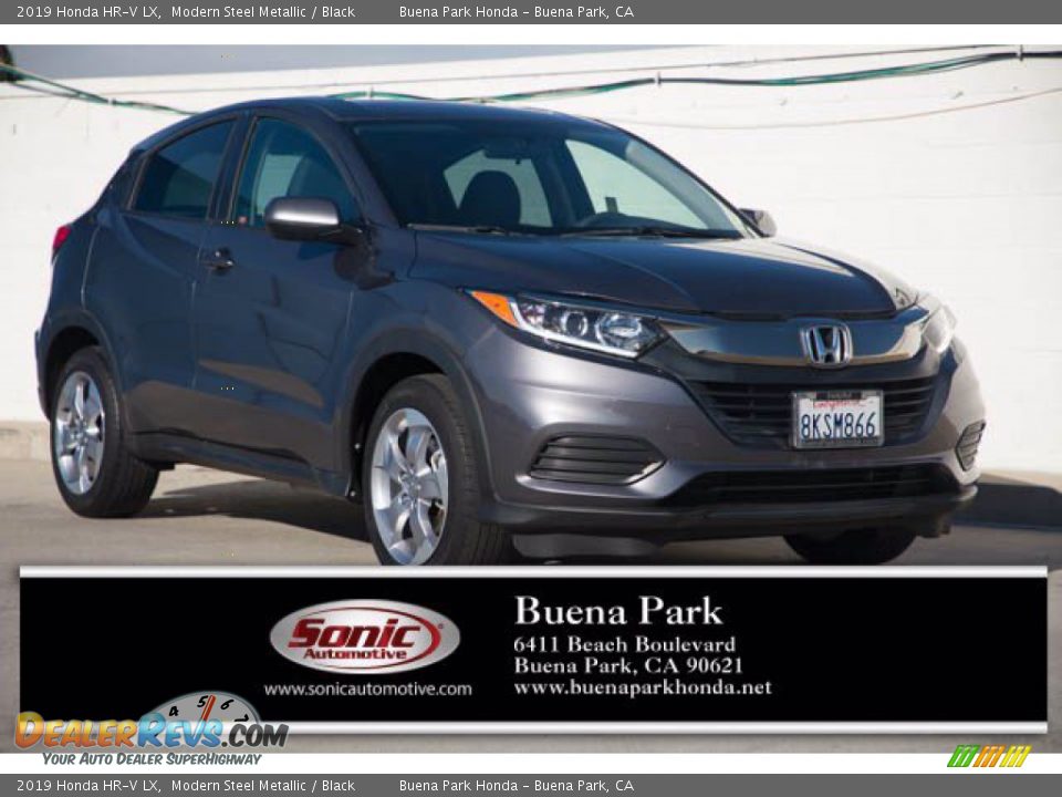 2019 Honda HR-V LX Modern Steel Metallic / Black Photo #1