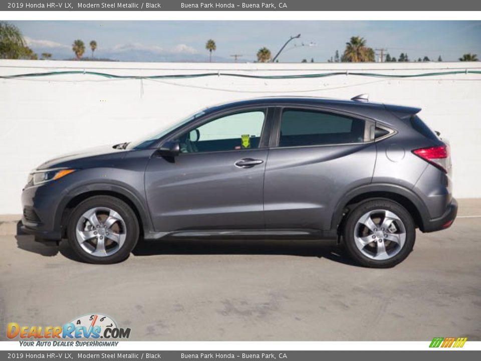 2019 Honda HR-V LX Modern Steel Metallic / Black Photo #10