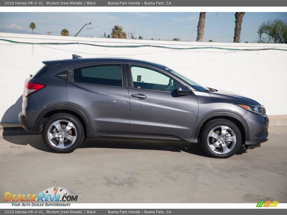 2019 Honda HR-V LX Modern Steel Metallic / Black Photo #14