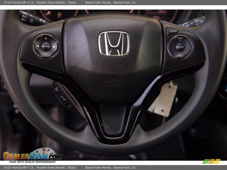 2019 Honda HR-V LX Modern Steel Metallic / Black Photo #15