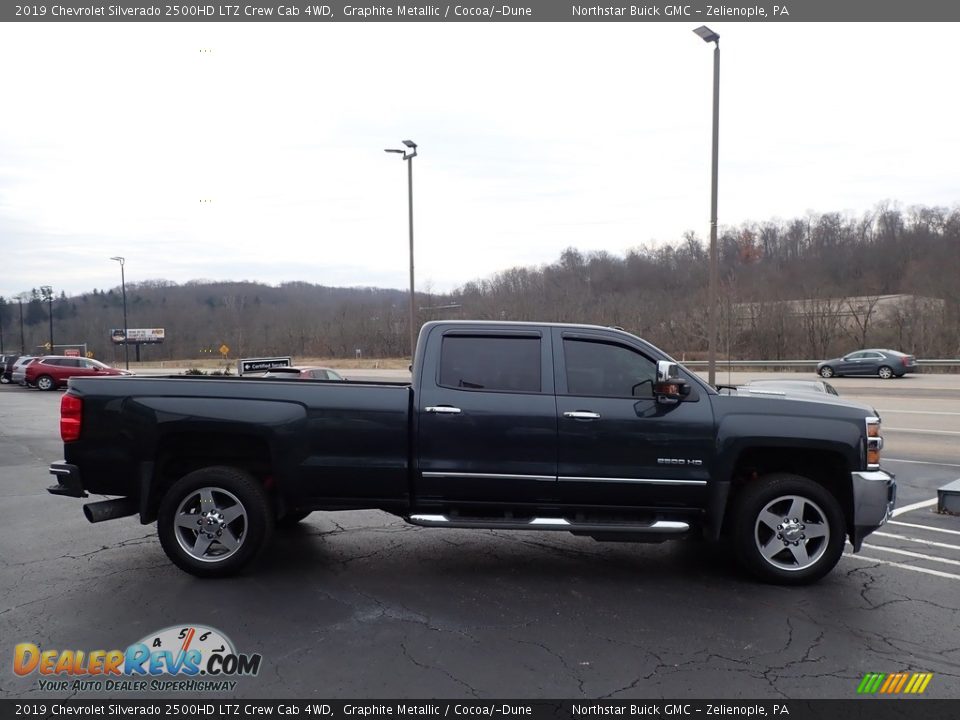 2019 Chevrolet Silverado 2500HD LTZ Crew Cab 4WD Graphite Metallic / Cocoa/­Dune Photo #5