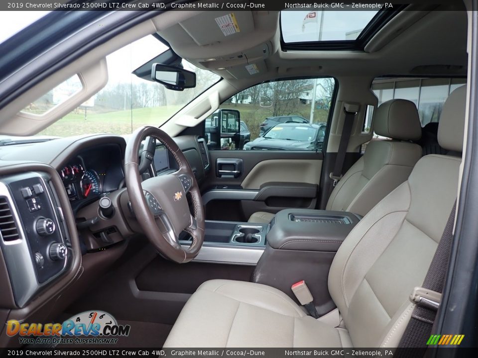 2019 Chevrolet Silverado 2500HD LTZ Crew Cab 4WD Graphite Metallic / Cocoa/­Dune Photo #16