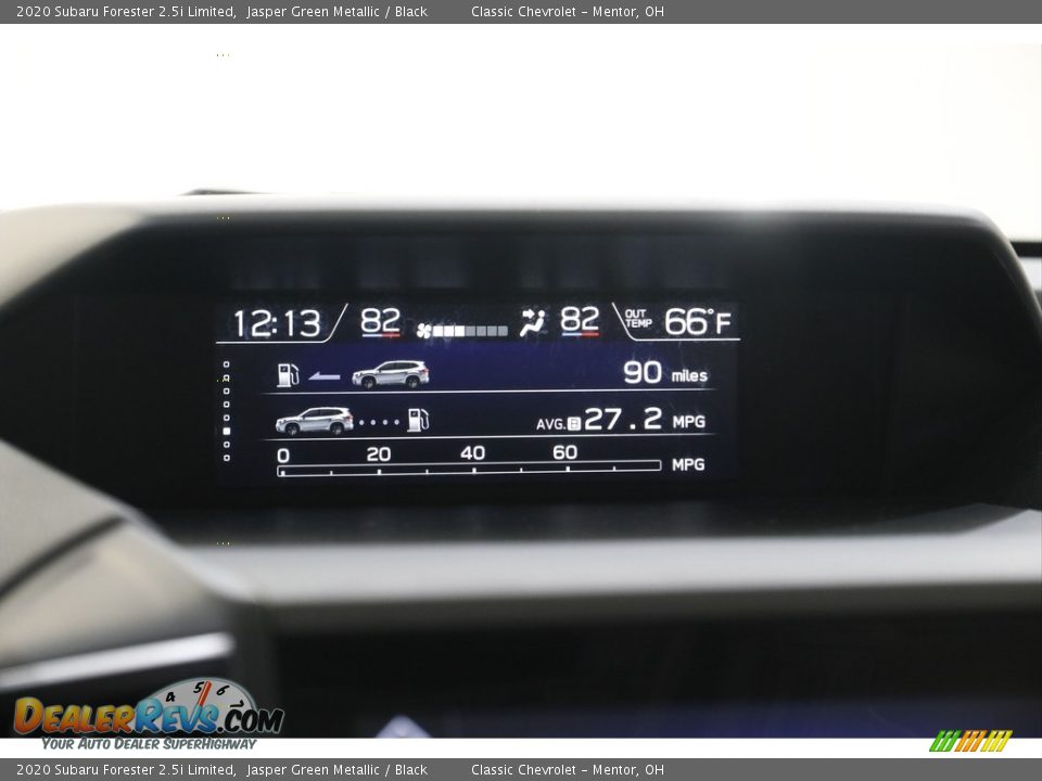 2020 Subaru Forester 2.5i Limited Jasper Green Metallic / Black Photo #14