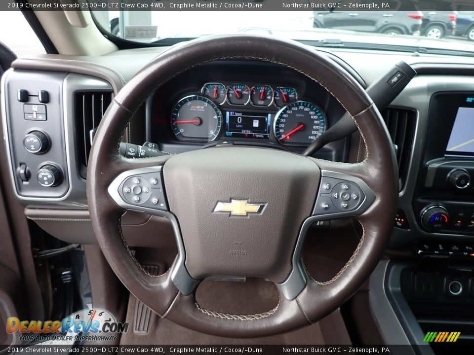 2019 Chevrolet Silverado 2500HD LTZ Crew Cab 4WD Graphite Metallic / Cocoa/­Dune Photo #21