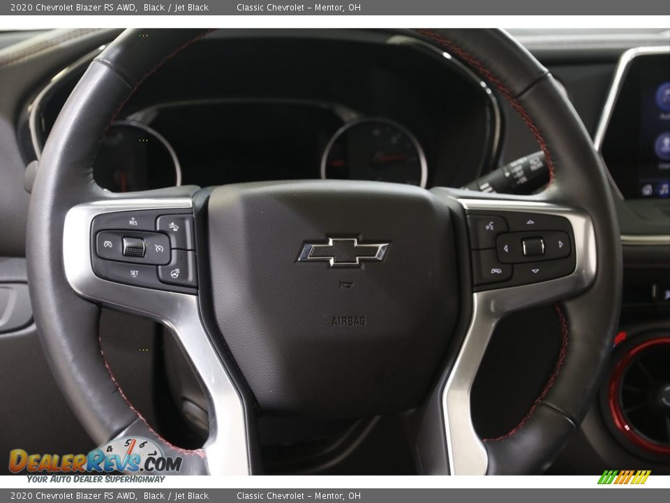 2020 Chevrolet Blazer RS AWD Black / Jet Black Photo #7