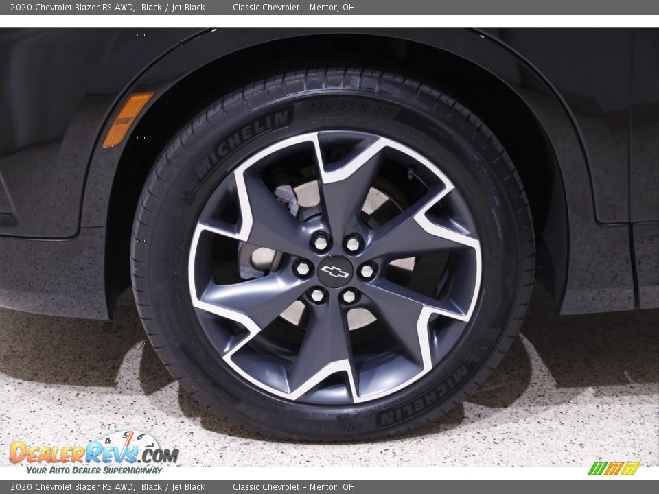 2020 Chevrolet Blazer RS AWD Black / Jet Black Photo #20