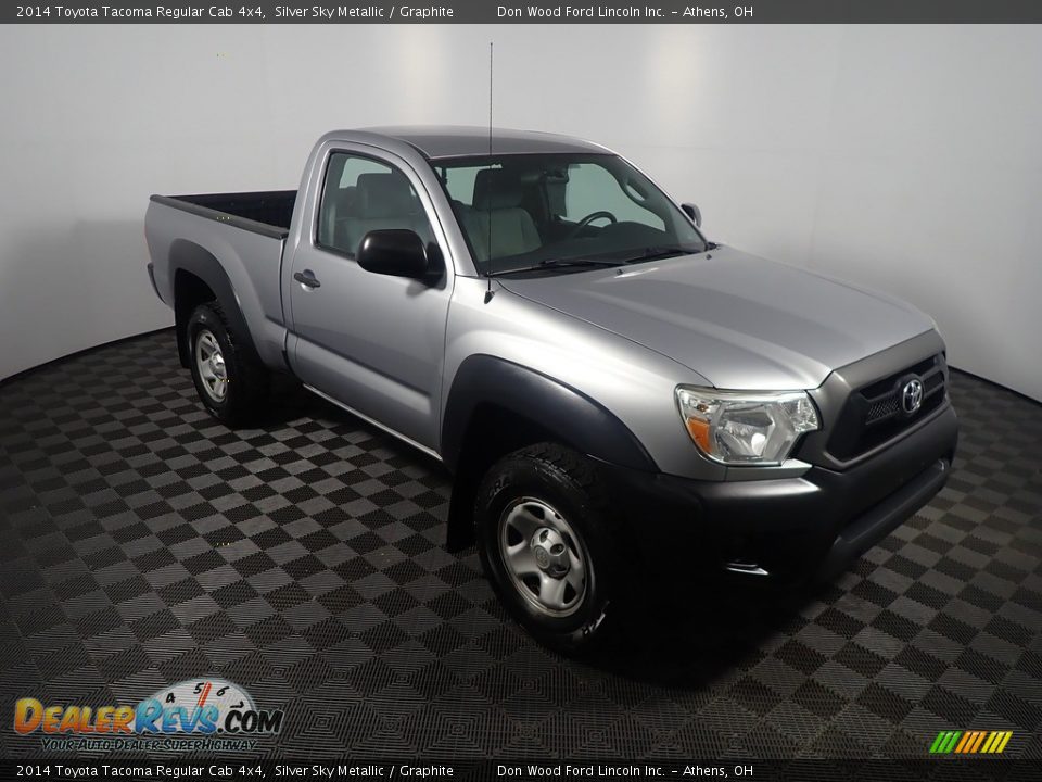 2014 Toyota Tacoma Regular Cab 4x4 Silver Sky Metallic / Graphite Photo #2