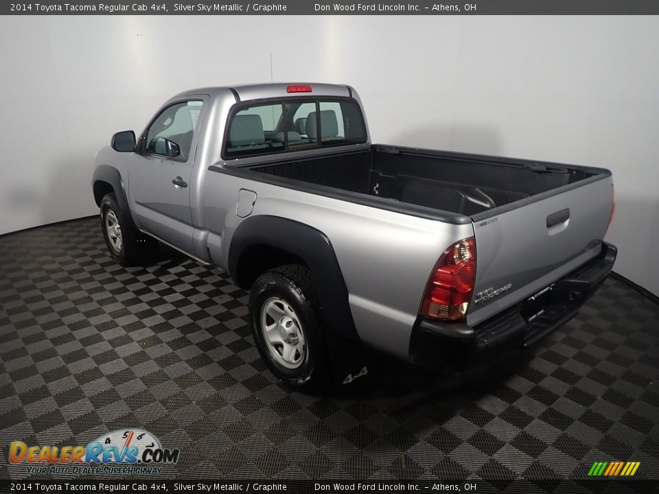 2014 Toyota Tacoma Regular Cab 4x4 Silver Sky Metallic / Graphite Photo #11