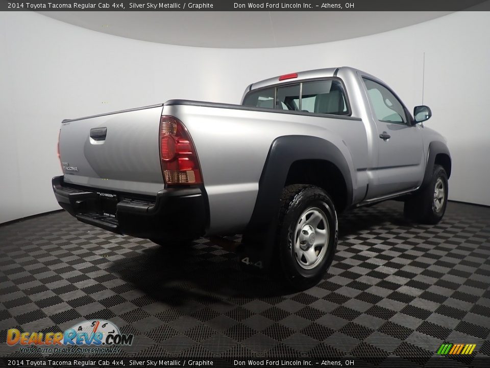 2014 Toyota Tacoma Regular Cab 4x4 Silver Sky Metallic / Graphite Photo #14