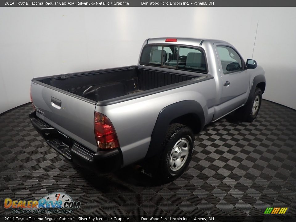 2014 Toyota Tacoma Regular Cab 4x4 Silver Sky Metallic / Graphite Photo #15