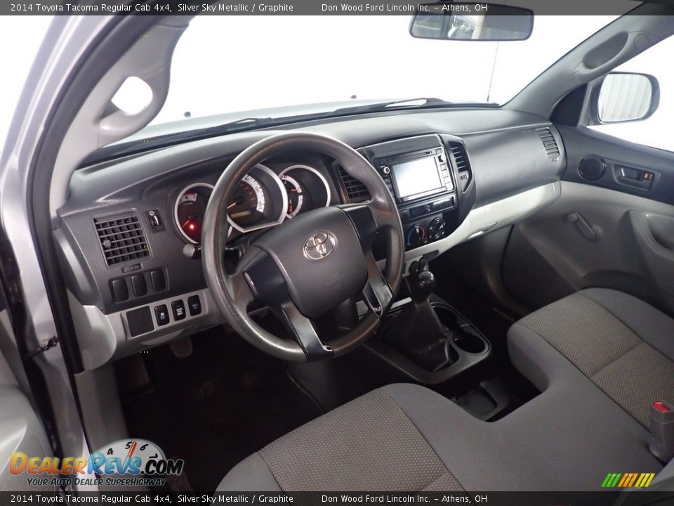 2014 Toyota Tacoma Regular Cab 4x4 Silver Sky Metallic / Graphite Photo #21
