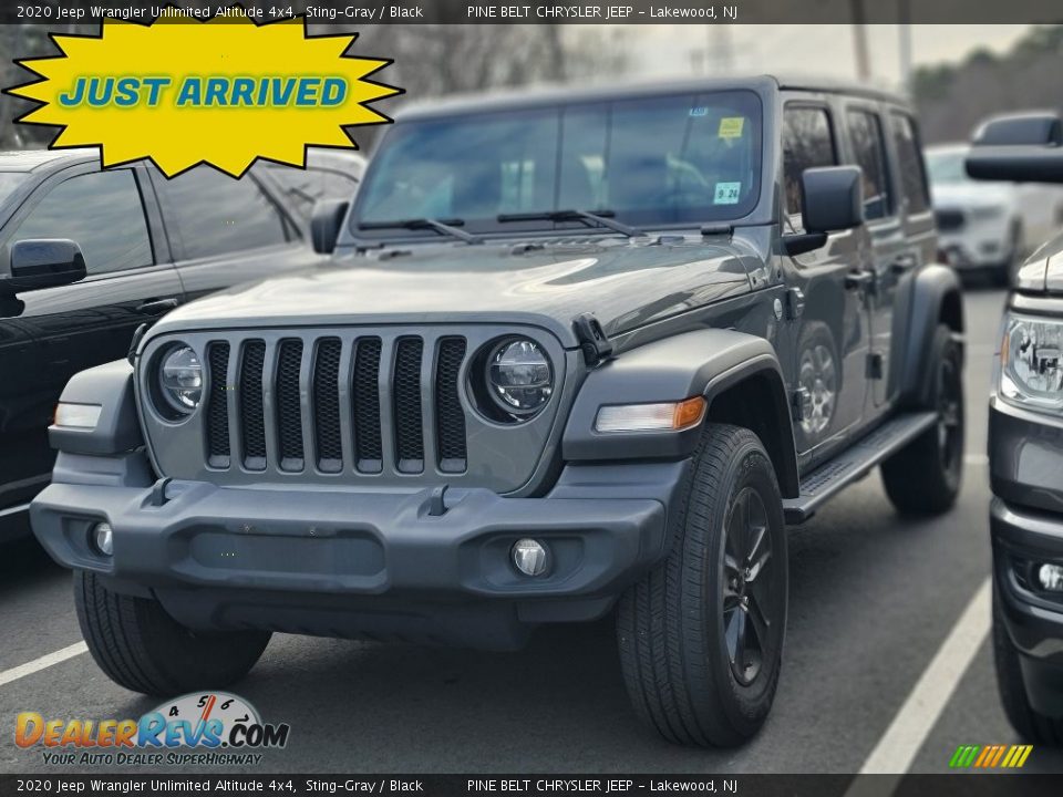 2020 Jeep Wrangler Unlimited Altitude 4x4 Sting-Gray / Black Photo #1