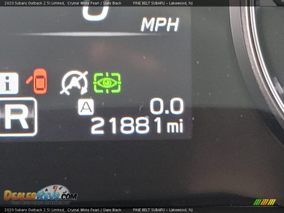 2020 Subaru Outback 2.5i Limited Crystal White Pearl / Slate Black Photo #3