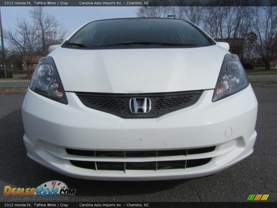 2013 Honda Fit Taffeta White / Gray Photo #4