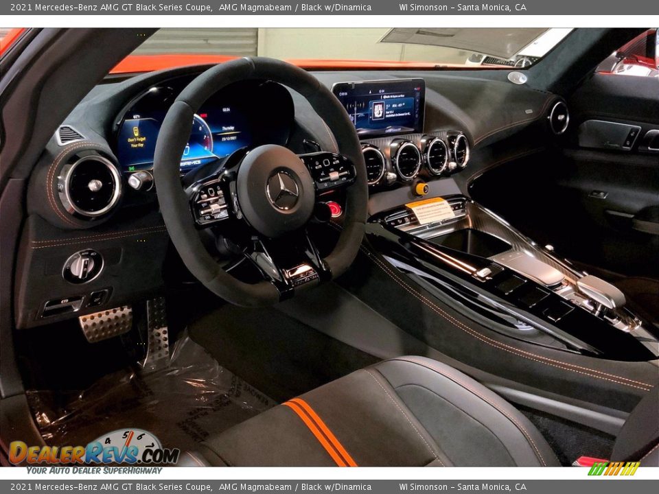 Black w/Dinamica Interior - 2021 Mercedes-Benz AMG GT Black Series Coupe Photo #4