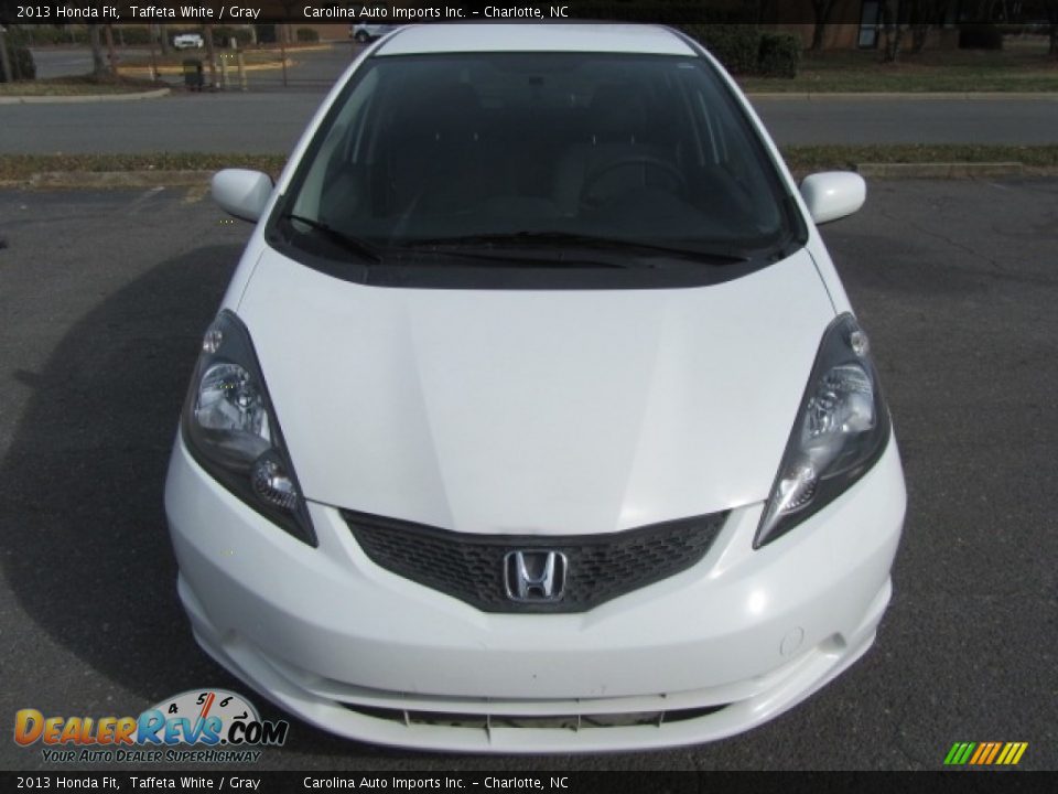 2013 Honda Fit Taffeta White / Gray Photo #5
