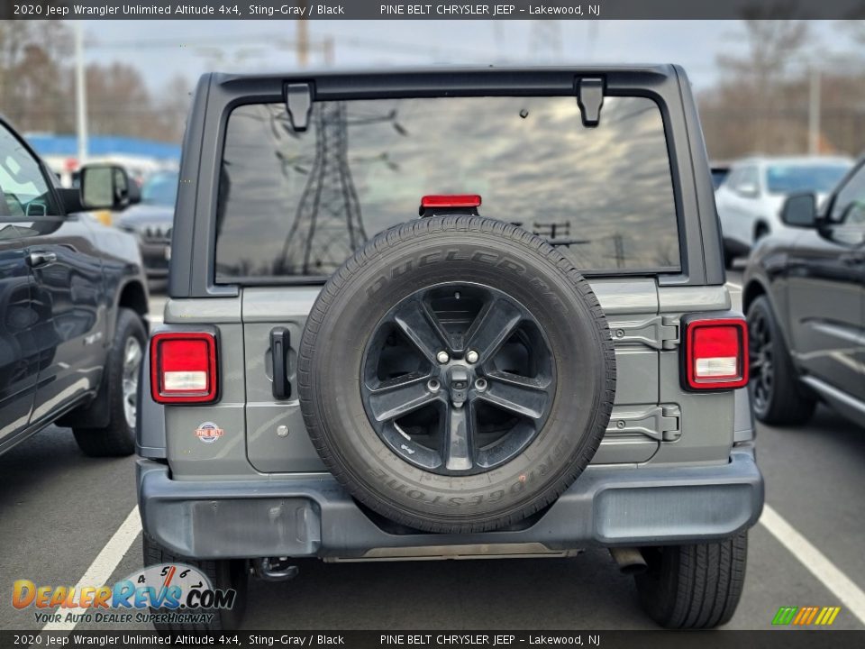 2020 Jeep Wrangler Unlimited Altitude 4x4 Sting-Gray / Black Photo #5