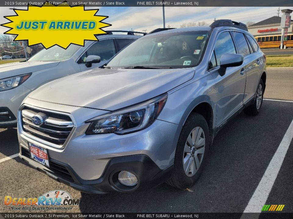 2019 Subaru Outback 2.5i Premium Ice Silver Metallic / Slate Black Photo #1