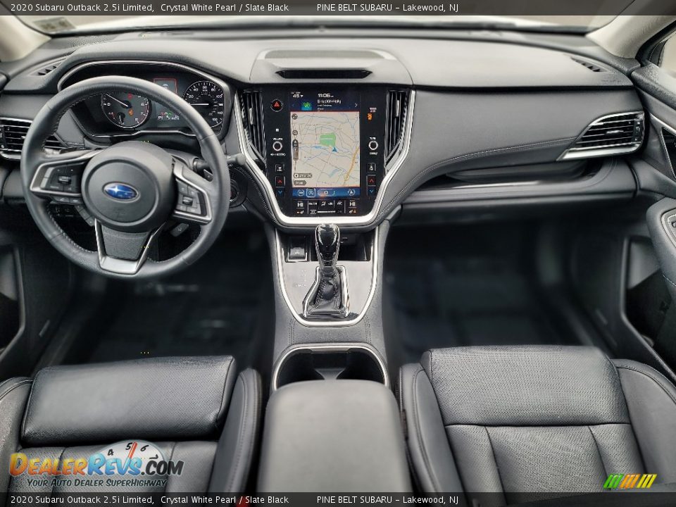 2020 Subaru Outback 2.5i Limited Crystal White Pearl / Slate Black Photo #6